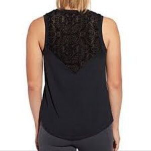 Calia limited edition Carrie Underwood Black Lace Back Tank Top Small